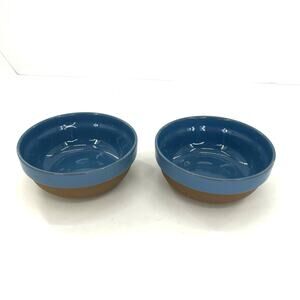 W.R. Midwinter Ltd blue oven to table stoneware 16 Once soup cereal bowl